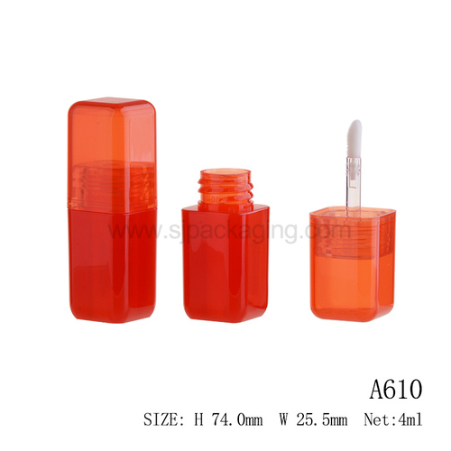 spec for 4ml Rounded Square Lip Gloss Tube A610 spec for 4ml Rounded Square Lip Gloss Tube A610