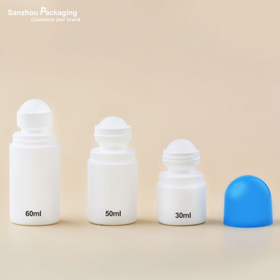 60ml/50ml/30ml Roll-on Empty Gel Deo Stick Container Tube M001