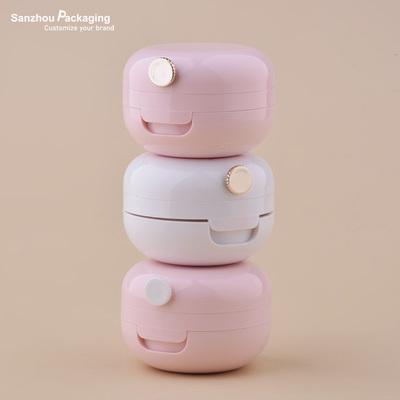 13g Lip Jar Round Bottle Beaty Jar with Mirror