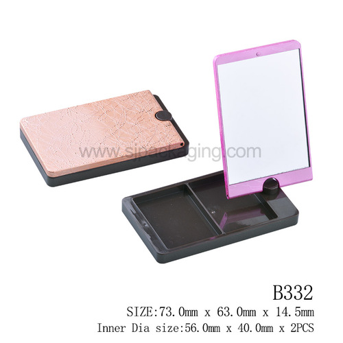 spec for Flipable Cap Compact Powder Container B332