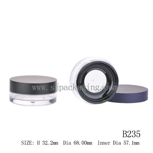 8.5g Round Shape Loose Powder Container with Filter
