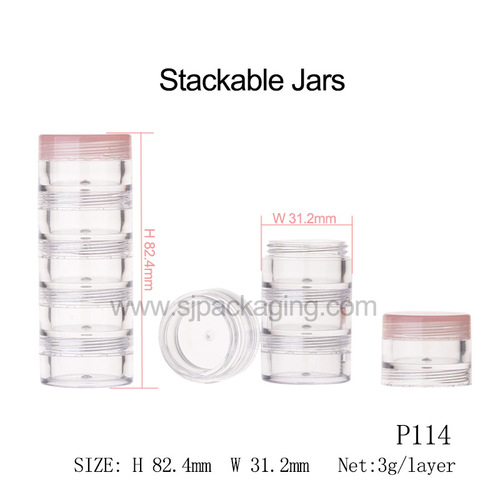 spec for P114 Stackable Eyeshdow Jar 3g