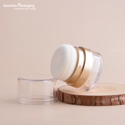Mini Loose Powder Packaging with Mushroom Sponge Puff | G077