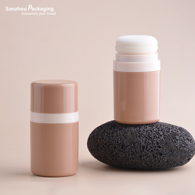 25ml Empty Loose Powder Bottle with Built-in Makeup Puff