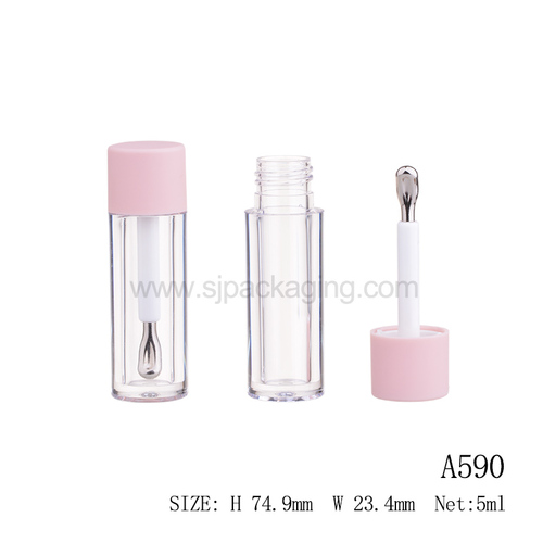 spec for 5ml A590 Metal Applicator Lip Gloss tube