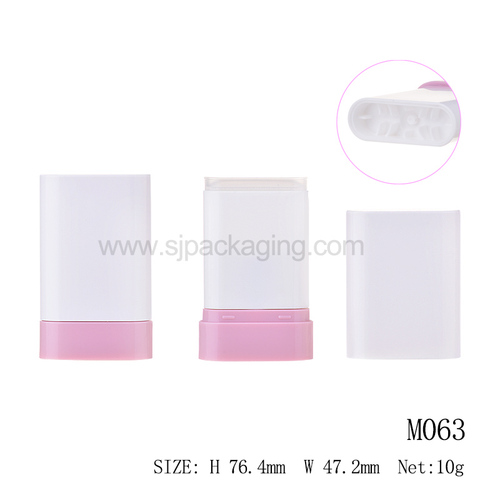 dimensions for 10g Oval Cosmetic Multi Balm Stick Tube M063