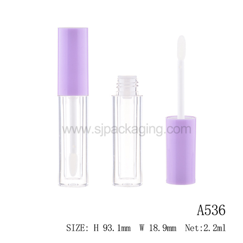 spec for 2.2ml Round lip gloss tube A536