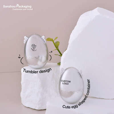 Egg-Shaped Tumbler Lip Balm Tube | F077