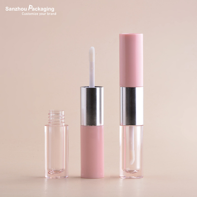 2ml*2 Dual-purpose Lipgloss Container Round Cosmetic Tube | A701