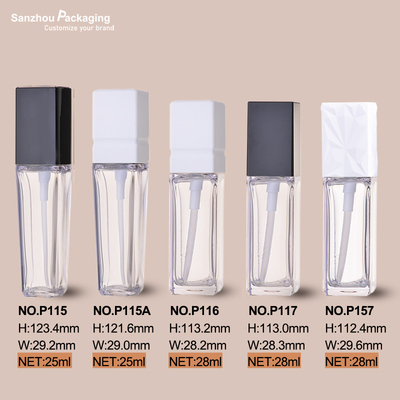 P115&amp;116&amp;117&amp;157-25ml-38ml-Square-Empty-Liquid-Plastic-Serum-Foundation-Stick-Pump-Bottle-main