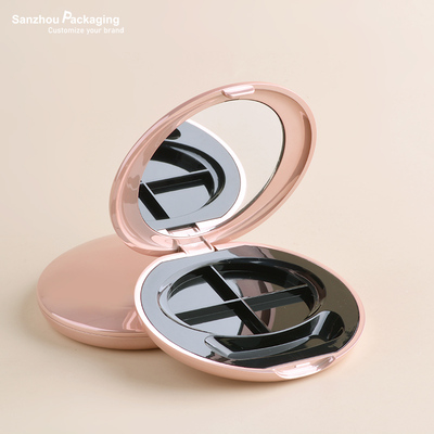 Oval 4 Pan Eyeshadow Palette Custom Cosmetic Box | I314