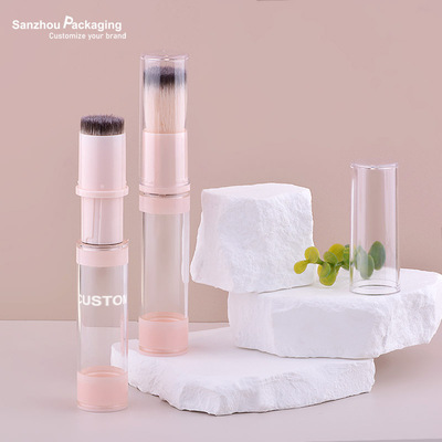 18g Refillable 2-in-1 Bronzer Loose Powder Tube Built-in Brush | G072