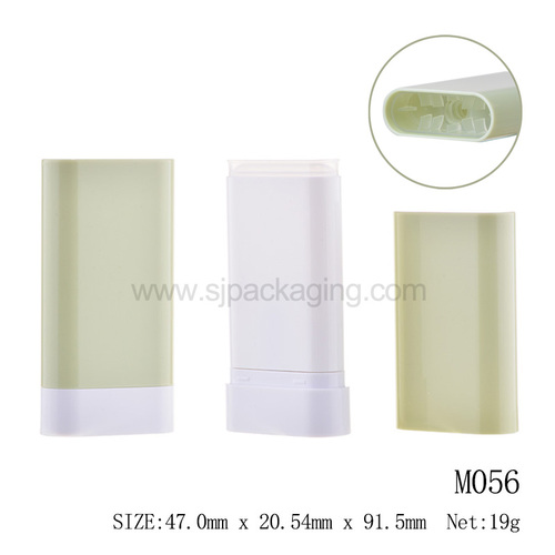 dimensions for M056 Oval Foundation Stick Packaging 19g