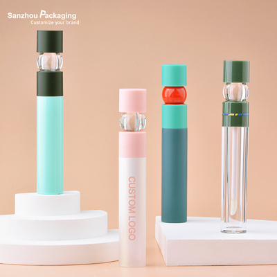 Round Lipgloss Tube with Unique Cap Design 4/15ml