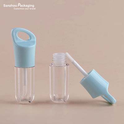 3.2ml Empty Lip Gloss Tube with Irregular Keychain Loop 3.2ml
