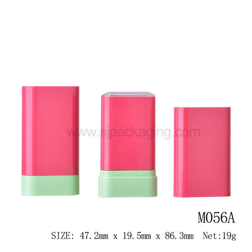 dimensions for M056A Oval Foundation Stick Packaging 19g