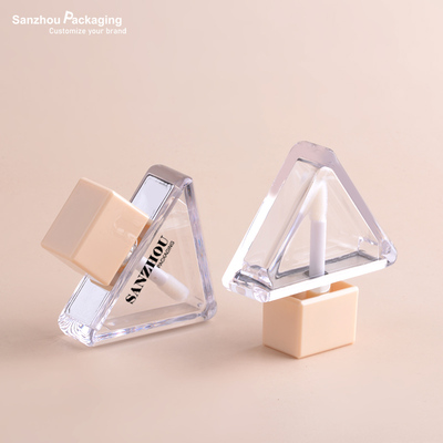 5ml Mini Triangle Lip Gloss Tube with Square Topper
