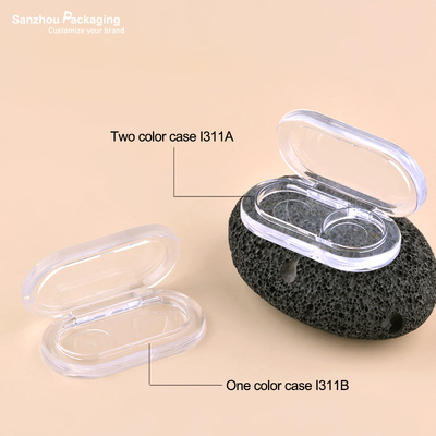 Transparent Oval Eyeshadow Container | I311