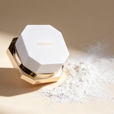 Hexagon Magnetic Loose Powder Jar | G090